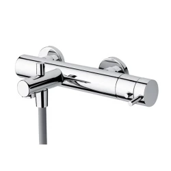 Waterevolution Flow bath thermostat with hand shower set chrome T130T01