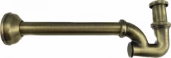 PB Unix classic Siphon pour lavabo et fontaine en métal bronze 1208676672