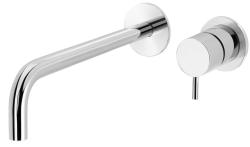 Waterevolution Flow Chrome-finished built-in sink faucet with 21 cm spout T116B01-21