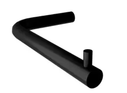 Waterevolution Flow Toilettenpapierhalter ohne Deckel, mattschwarz A130PR