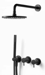Waterevolution Flow concealed thermostatic shower set with headshower and handshower 1208846402