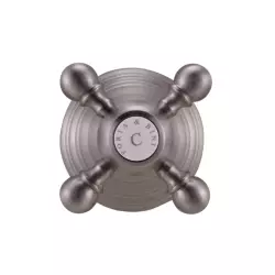 PB klassieke kraan inbouw stopkraan met sterknop RVS 1208855582
