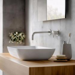 Waterevolution Flow T116BIEV2 All-Stainless Steel Under-Mount Sink Faucet with 25 cm Spout