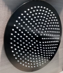 OUTLET Rubio Inox regendouche 300mm volledig RVS in PVD kleur Gun Metal 1208920701 Laatste Product