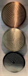 Rubio Inox douchearm 400mm RVS rond in PVD kleur Gun Metal 1208920704