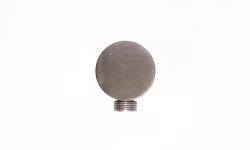 OUTLET Rubio Inox muuraansluitbocht rond volledig RVS kleur PVD Gun Metal 1208920711 Laatste Product
