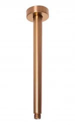 OUTLET Rubio Inox douchearm plafond 300mm volledig RVS in PVD kleur geborsteld koper 1208920718 Laatste product