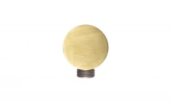OUTLET Rubio Inox muuraansluitbocht rond volledig RVS kleur PVD Geborsteld Goud 1208920725 Laatste Product