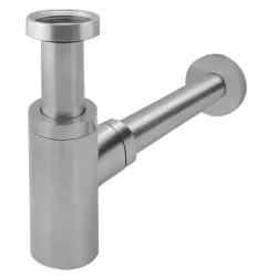 Rubio inox beker verstelbare sifon volledig rvs kleur PVD Geborsteld Goud 1208920727