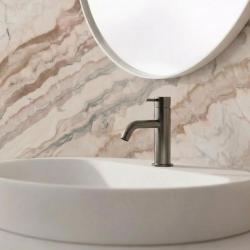 Waterevolution Flow PVD-coated brushed gunmetal sink faucet T110GME