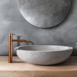 Waterevolution Flow Sink faucet for washbasins, PVD brushed copper, T115CPE
