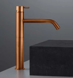 Waterevolution Flow Sink faucet for washbasins, PVD brushed copper, T115CPE