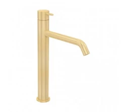 Waterevolution Flow Sink faucet for washbasins, PVD brushed light gold, T115WGE