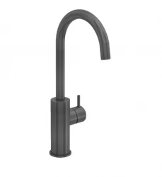 Waterevolution Flow umivalnikova pipa visoki model PVD gun metal T1121FUGME