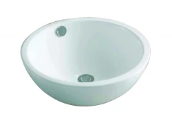 OUTLET Blusani Cera keramična nadstropna umivalna korita 44 cm, sijajno bela BC204503