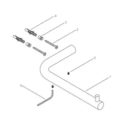 Waterevolution Flow Toiletrolhouder zonder klep geborsteld messing A130LE