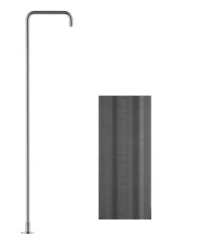 Waterevolution Flow Samostojna umivalna pipa Izliv PVD Gun metal T1.676.GM.E