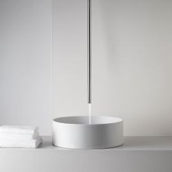 Grifo Waterevolution Flow de techo para lavabo caño completo acero inoxidable T1678IE