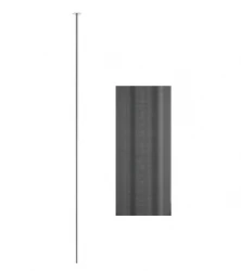 Waterevolution Flow plafond wastafelkraan met uitloop in PVD gun metal T1678GME