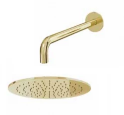 Waterevolution Flow hoofddouche 250mm met muuraansluiting Geborsteld Messing T164125LE vertalen naar het Sloveens:

Waterevolution Flow glava tuša 250mm z zidno povezavo Brušena Medenina T164