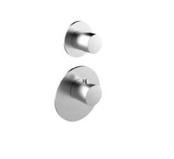 SB Round 316 High Flow Inbouw thermostaatkraan met 2 knoppen volledig RVS afbouwdeel 1208954838