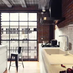 Aquadesign Reims keukenmengkraan chroom met uittrekbare handdouche
