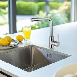 Ausmann Turt stainless steel sink PVD NANO 40x40 undermount flush-mounted or inset 1208956947