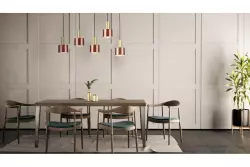 Decor Selvia pendant lamp copper with brass finish diameter 12 cm 3208