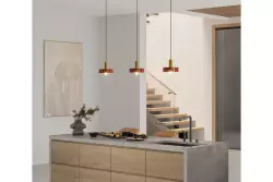 Decor Selvia pendant lamp copper with brass finish diameter 20 cm 3222