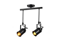 Deckenleuchte DEMIR 2,3994, AC220-240V, 50/60Hz, 2*E27, IP20, doppelt, schwarz