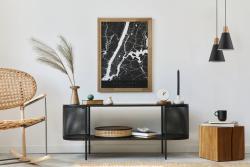 Deckenleuchte GIANNI, 9974, AC220-240V, 50/60Hz, 1*E27, max. 40W, IP20, Durchmesser 22cm, einzeln, schwarz/gold