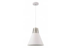Deckenleuchte GIANNI L,8150,AC220-240V,50/60Hz,1*E27,max.40W,IP20, Durchmesser32cm,einzeln, weiß/silber