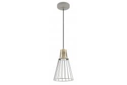 Deckenleuchte KALIOPE,8143,AC220-240V,50/60Hz,1*E27,max.40W,IP20, Durchmesser 18cm, einzeln, grau/gold