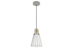 Deckenleuchte KALIOPE,8143,AC220-240V,50/60Hz,1*E27,max.40W,IP20, Durchmesser 18cm, einzeln, grau/gold
