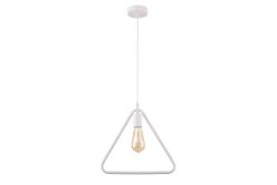 Deckenleuchte GIJA, 2812, Dreieck, AC220-240V, 50/60Hz, 1*E27, max.40W, IP20, 38cmx10cm, einzel, weiß