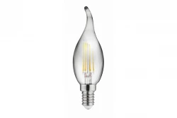 Decor Lumiere candle LED lamp E14 Filament warm white 2700K Smoky glass 35mm