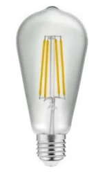 Decor Lumiere Edison LED bulb E27 Filament neutral white 3000K Clear glass 64mm