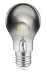 Decor Lumiere round LED lamp E27 Filament warm white 2700K Smoked glass 60mm