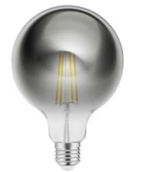Decor Lumiere round LED lamp E27 Filament candlelight 1800K Smoked glass 125mm
