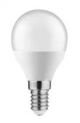Decor Lumiere round LED bulb E14 cold white 4000K Clear glass 47mm