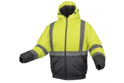 OKER warning jacket insulated bomber yellow S 1208960749