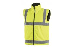 REMS warning vest double-sided yellow S 1208960754