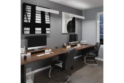 LED-Linienleuchte VILANA 42 W (30 W+12 W), 3780 lm, 4000K, UGR<19, IP20, 48/120°, 120 cm, weiß