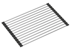 Quadri Stainless Steel Roll-Up Mat for the Sink 39 x 26cm 1208966923