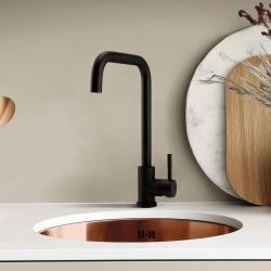 Pure.Sink Elite Steel Pure keukenkraan Mat zwart PS8010-10