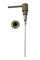 Pure.Sink Elite Steel Shine inbouw Zeepdispenser PVD geborsteld goud van boven navulbaar PS9010-60