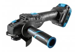 HÖGERT Kabelloze haakse slijper met peddelschakelaar, 125MM, 18V, set met accu, lader, accessoires