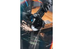 HÖGERT Kabelloze haakse slijper met paddle-schakelaar, 125MM, 18V - Set (accu, lader, accessoires)