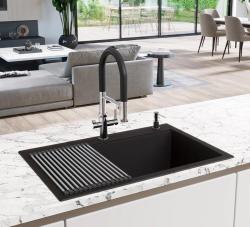 Ausmann Claridge 3-Way Kitchen Mixer Tap with Flexible Spout and Filtered Water – Stainless Steel - 1208970505