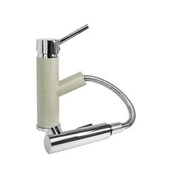 Graniteland Ceres Keukenmengkraan Beige zand met Uittrekbare Uitloop en Dubbel-Functie Handdouche 1208970708